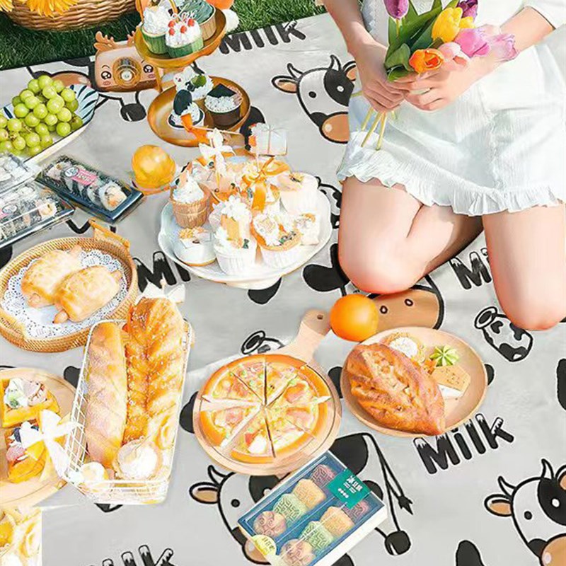 Outdoor Thicken Pad Blanket Camping Beach Plaid Picnic Mat - 图1