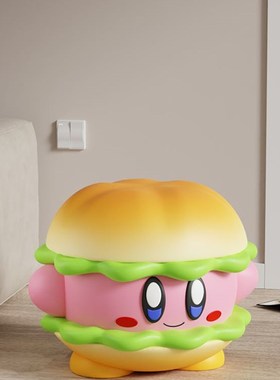 星之卡比入户玄关家用换鞋凳房间卧室网红落地摆件家居客厅装饰品