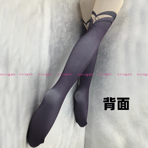 娜狄雅cos连裤丝袜120d天鹅绒加长不掉裆动漫印花裤袜漫展用丝袜 - 图2