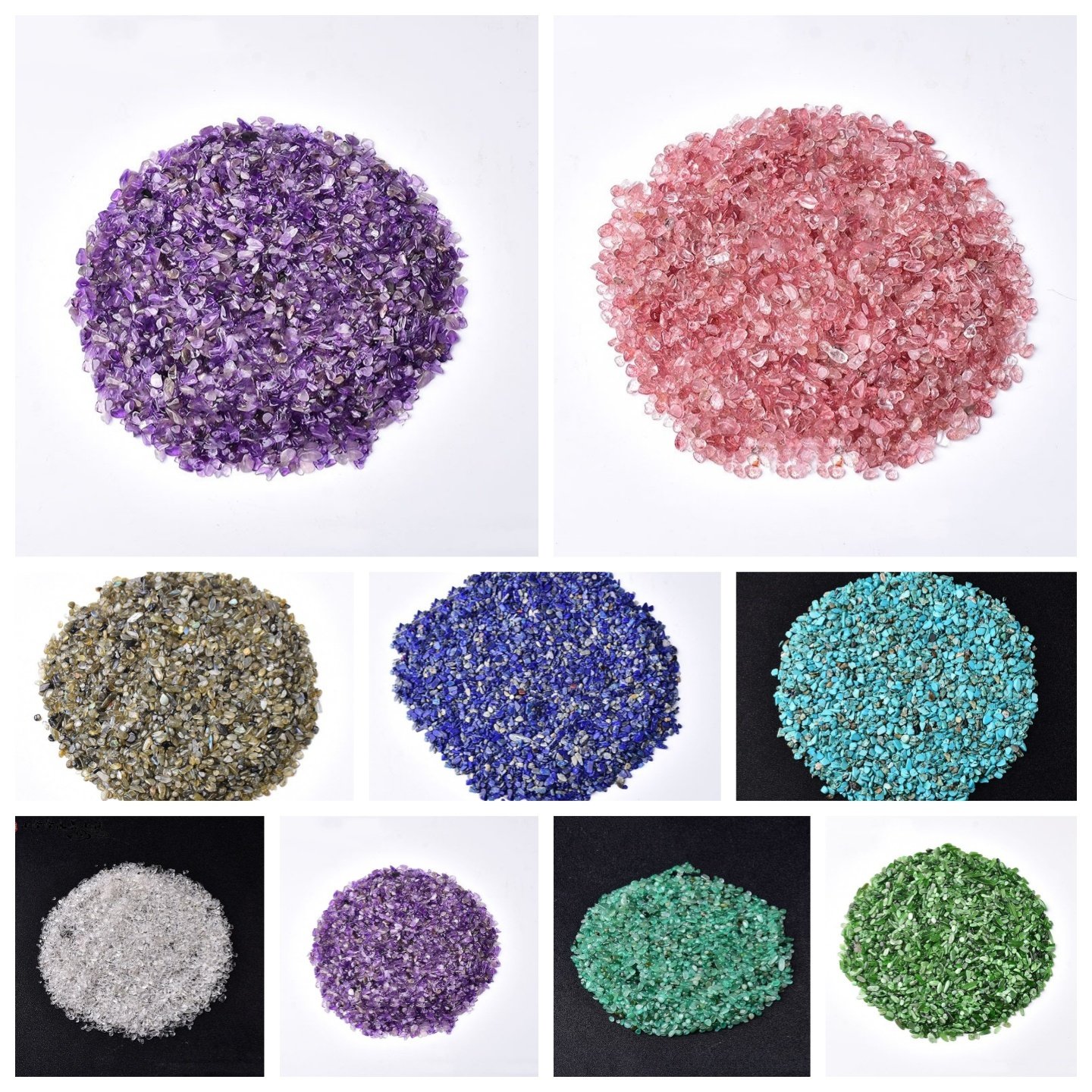 天然3-5mm水晶碎石消磁石水晶枕头鱼缸花盆大小颗粒手链消磁净化,淘宝优惠券,粉丝福利购,淘宝优惠卷