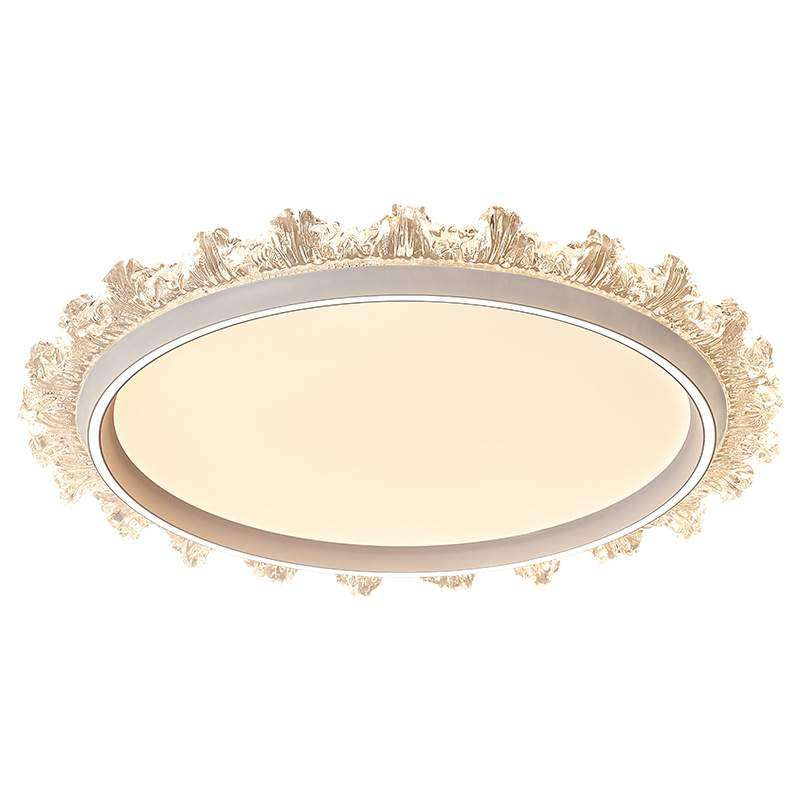 意式极简水花设计吸顶灯卧室护眼圆灯语音智能主卧新款高端主灯,淘宝优惠券,粉丝福利购,淘宝优惠卷