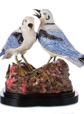 欧式奢华摆件 美式客厅装饰品 法式别墅电视酒柜玄关壁炉摆设雕塑