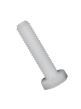 M8 尼龙外六角塑料螺丝 公制外六角螺丝 螺柱螺钉环保包邮1000PCS