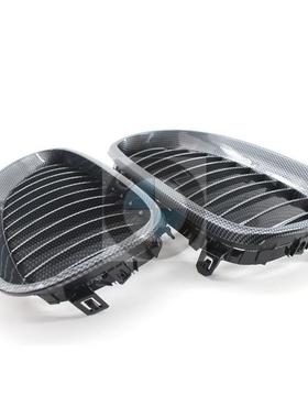 适用于03-09年宝马5系E60E61改装中网520l523i525i碳纹中网格栅