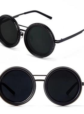 新款9档ND2-400可调减光钓鱼墨镜UV防紫外线个性偏光太阳镜送镜布