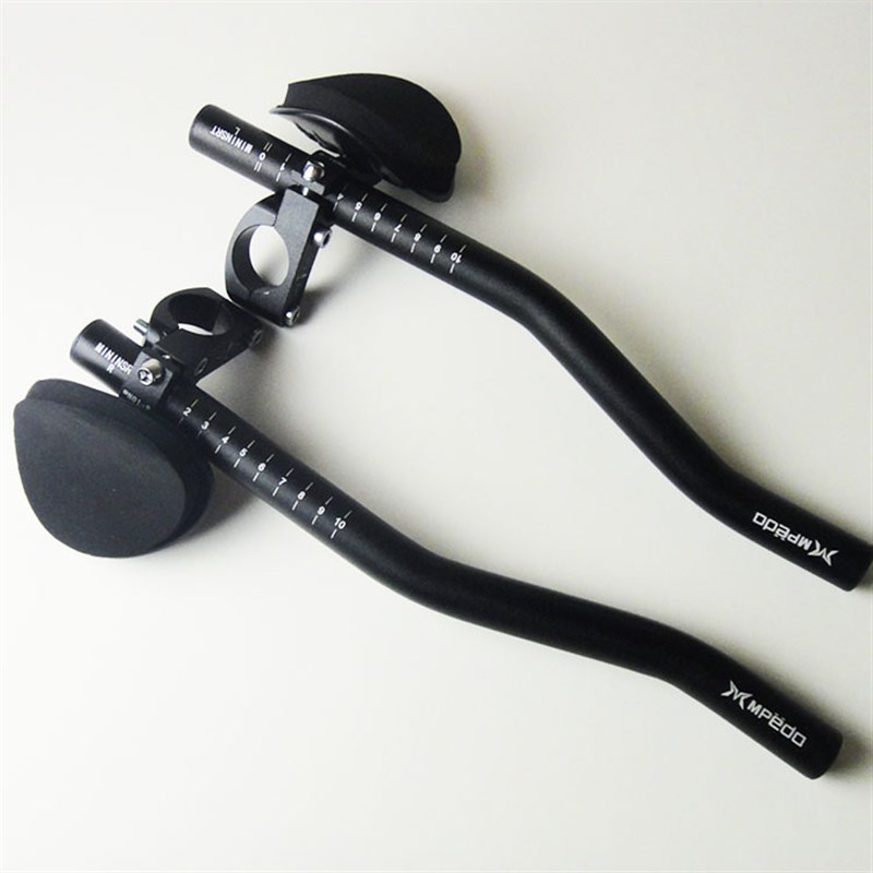 自行车休息把山地车长途弯把直分体休息把TT把铁人风破带工具 - 图1