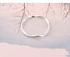 Möbius strip 999 sterling silver ring