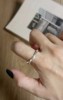 999 Pure Silver Ring Women's Closed Möbius Ring Handmade Sterling Silver Couple Ring Men's Tail Ring Birthday Gift