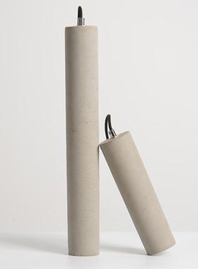 水泥吧台loft工业风灯具卧室床头灯设计师创意北欧餐厅水管小吊灯