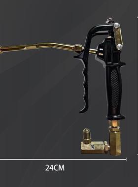 精一工铝柄气动黄油枪60Mpa万向枪把黄油机枪把气动黄油枪头