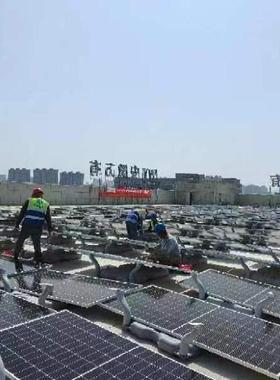 浮动式光伏屋面发电系统支架HDPE材质耐腐蚀平屋顶平屋面使用方便