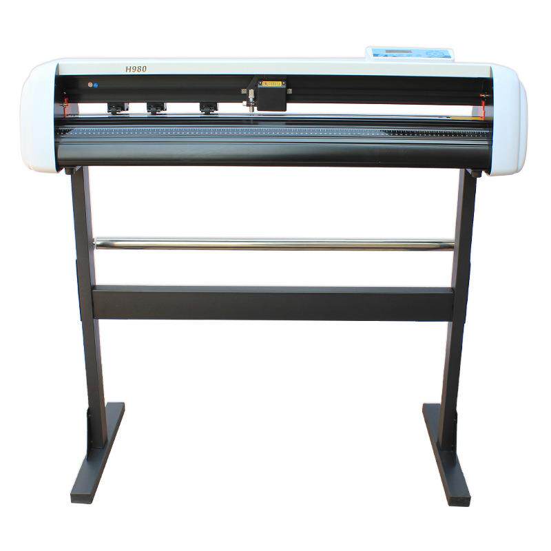 经济型H800刻字机广告锦旗墓碑车贴墙纸不干胶纸绘图割切字刻绘机 - 图3