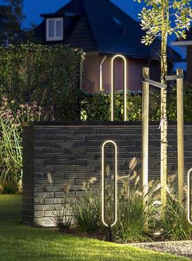 草坪灯别墅庭院花坛灯小区园林亮化地插灯简约氛围新款景观灯