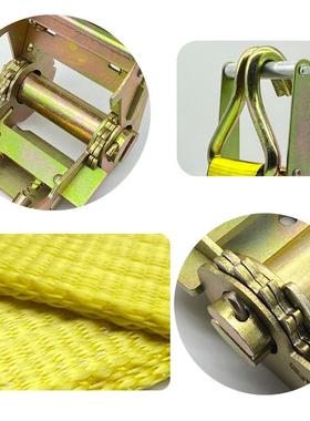 直销双钩货车捆绑带加长高强涤纶刹车带车顶固定货物捆绑带