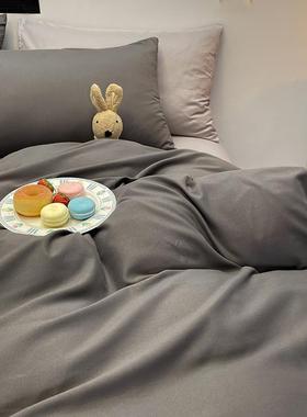 5IJO被套单件150水洗棉被单春秋单人学生宿舍纯色双人200三件套被