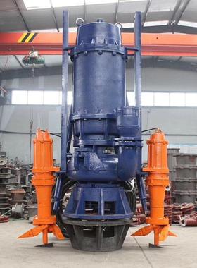 ZJQ潜水渣浆泵抽沙泵立式耐磨泥浆泵搅拌轮河底清淤抽泥沙抽沙机