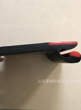 Y型双层防溢裙板聚氨酯防静电阻燃导料槽防溢裙板T型防溢裙板