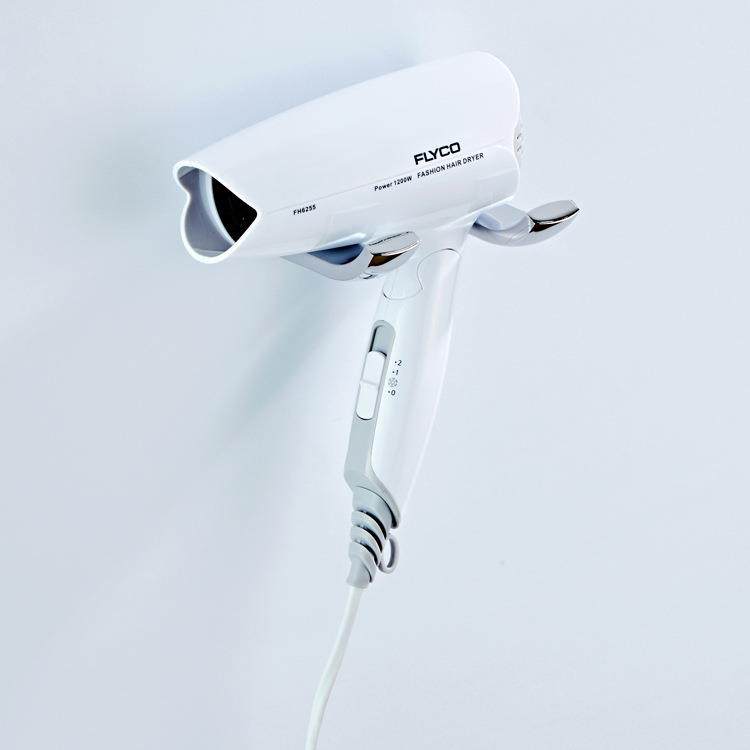 方舟系列新款电风筒收纳支架镀铬色黄铜材质简约式墙壁挂吹风机架,淘宝优惠券,粉丝福利购,淘宝优惠卷