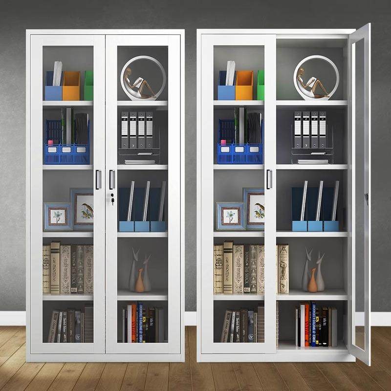 钢制文件柜档案柜资料柜办公室铁皮财务凭证柜抽屉带锁储物书柜子 - 图3