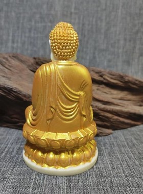 速发果新品释平摩尼佛像供奉阿弥陀佛摆件车载保迦工安艺礼品