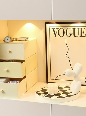 速发玄关收纳式摆件入厅抽屉盒鞋柜置物架家居客户桌面装饰品