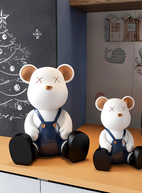 速发熊存钱罐20酒2年新柜家居客厅2款电视柜儿童房装饰品