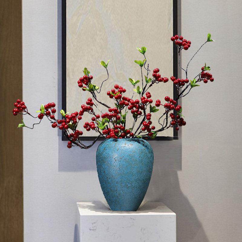 现代新中式陶瓷花瓶摆件创意客厅插花电视柜玄关禅意覆古家居装饰,淘宝优惠券,粉丝福利购,淘宝优惠卷