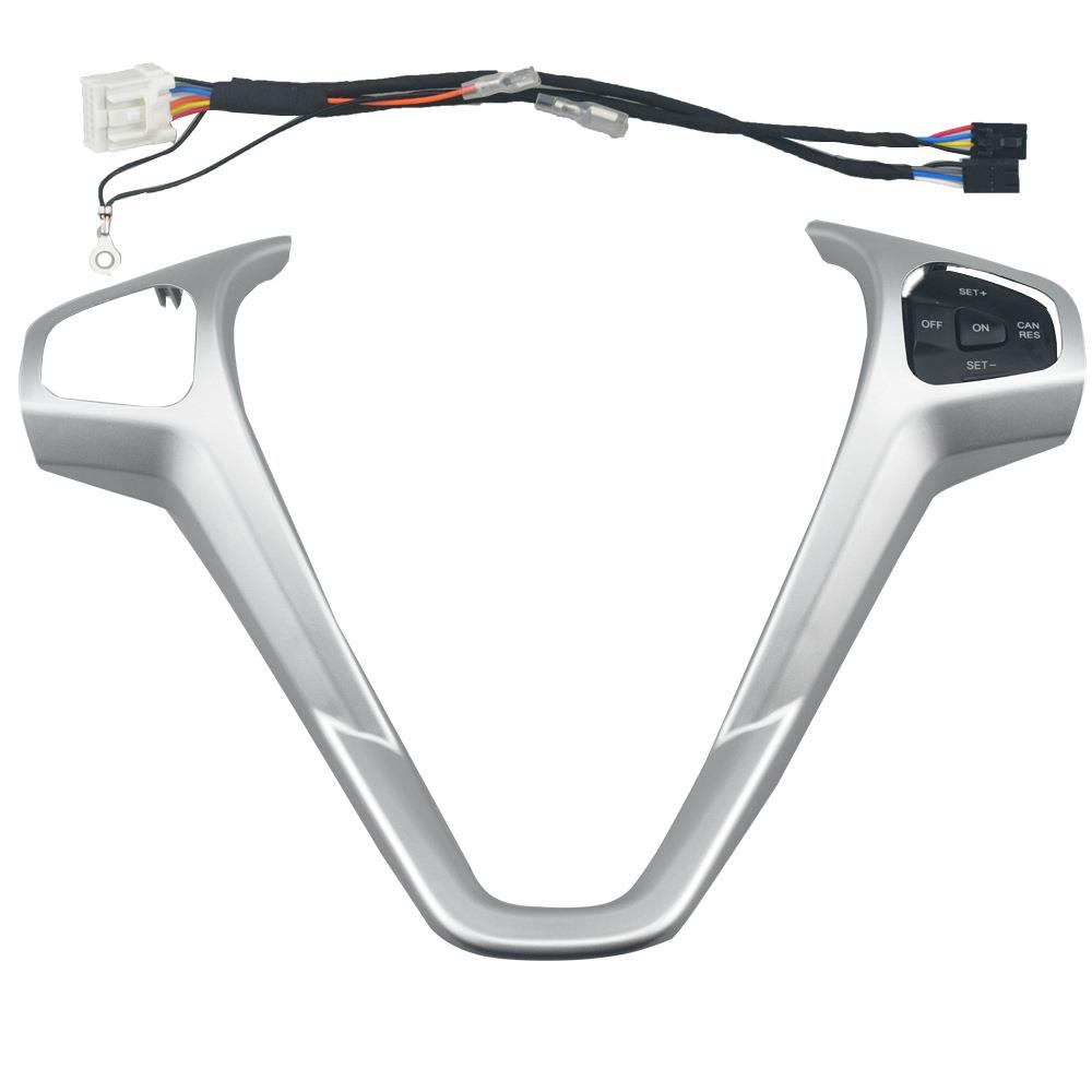 适用福特MK7MK8翼搏福睿斯新嘉年华多功能方向盘按键定速巡航改装 - 图3