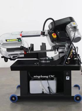 优惠金属带锯床BS712N小型切割机0-45度锯切角度斜切带锯机