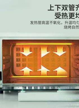 小型微波炉烘培一人食家用宿舍网红可热饭菜小号迷你多功能电烤箱