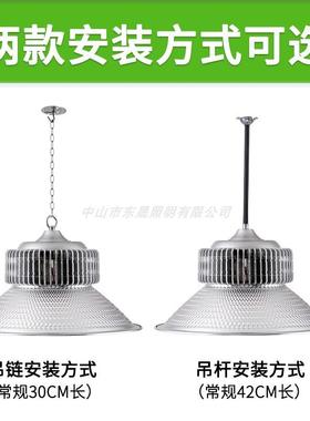 led鳍片工矿灯100W200W厂房车间仓库灯工业照明工厂灯高棚天棚灯
