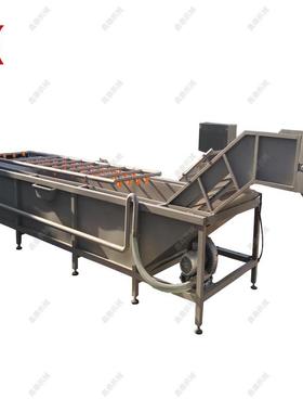 现货销售多功能气泡清洗机地瓜叶香菜清洗机净菜加工成套设备