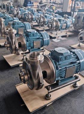 2.2KW温州卫生级直销不锈钢304/316电动离心泵/牛奶泵/饮料泵