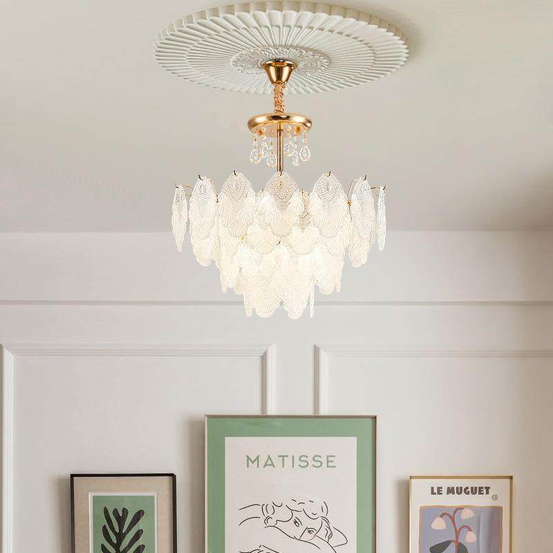法式护眼奶油风轻奢客厅水晶吊灯新款大气大厅主灯卧室餐厅灯具,淘宝优惠券,粉丝福利购,淘宝优惠卷