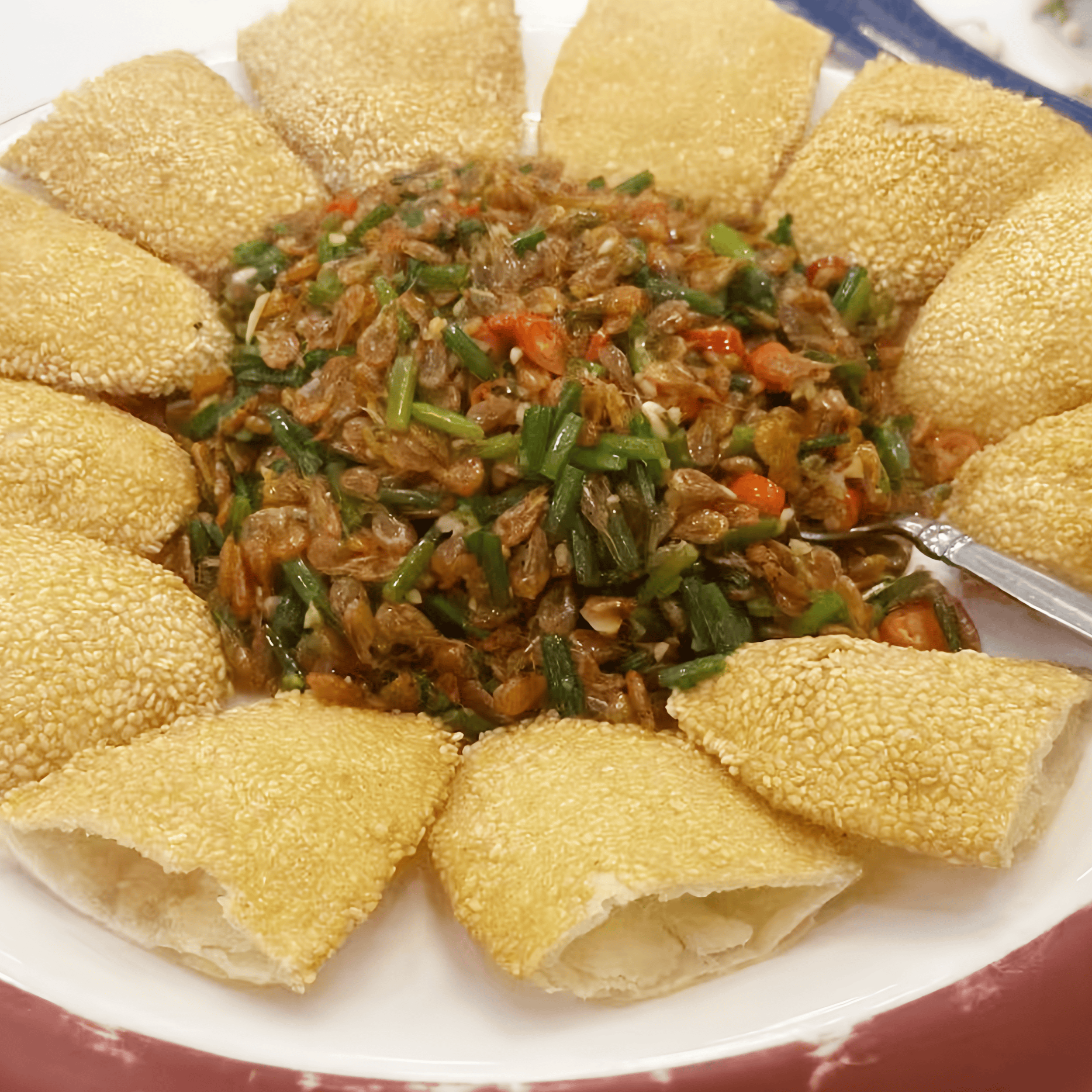 口袋饼代代有福芝麻布袋饼烧饼点心冷冻半成品200g5个/盒油炸商用,淘宝优惠券,粉丝福利购,淘宝优惠卷