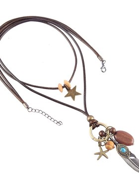 【小文精选青春派】情侣项链欧美十字链叠带嘻哈说唱美式街头