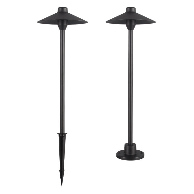 Outdoor Waterproof Mushroom LED Lawn Light Simple Umbrella Type Lawn Light Garden Villa B&B Ground Plug-in Garden Light