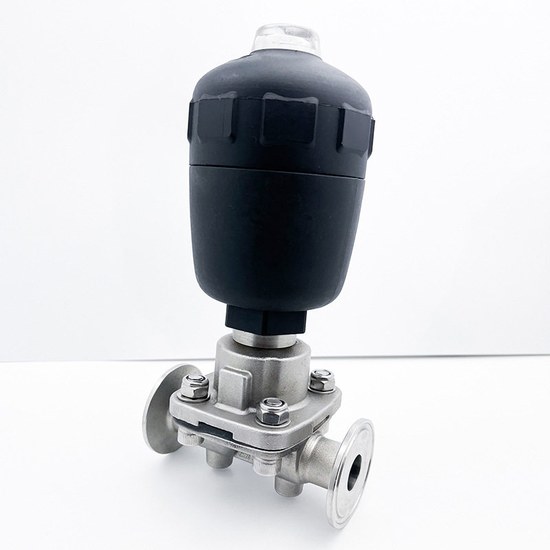 盼特316快装气动隔膜阀不锈钢快开卡箍卡盘双膜优质阀卫生级制药