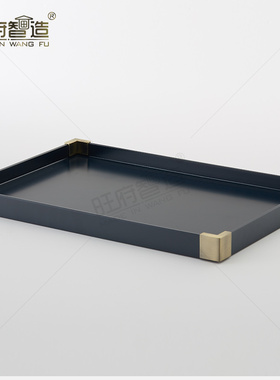 极速新款中式简约轻奢样板房间酒店创意家居装饰摆件茶几餐桌古铜