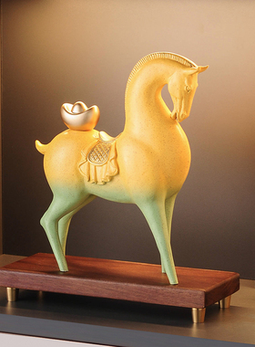 马上有钱摆件客厅玄关电视柜装饰乔迁新居礼品礼物办公室桌面摆设