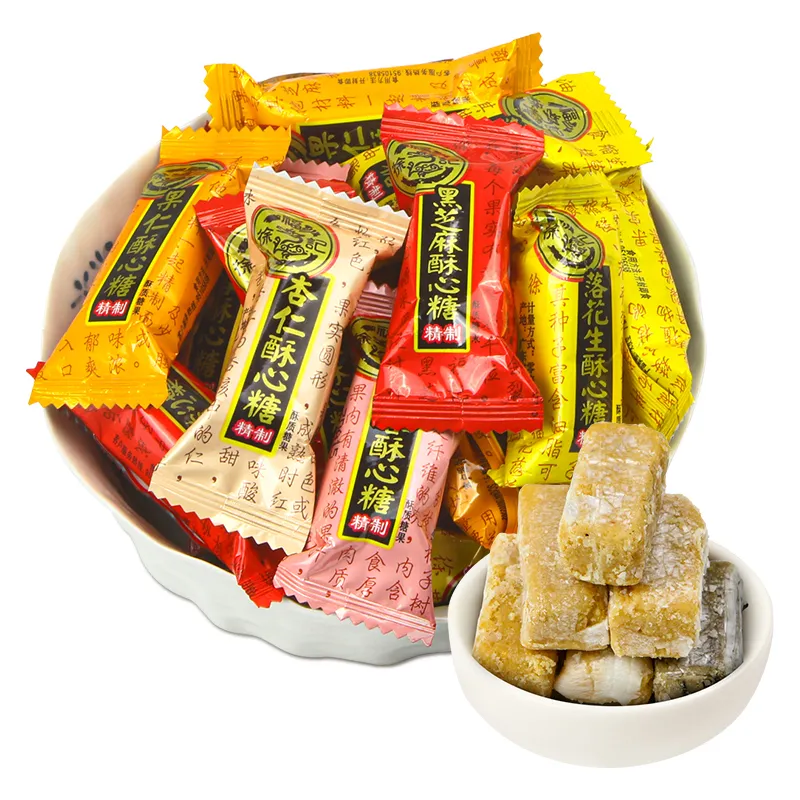 徐福记酥心糖黑芝麻花生椰蓉酥糖大虾酥年货喜糖摆桌休闲糖果批发,淘宝优惠券,粉丝福利购,淘宝优惠卷