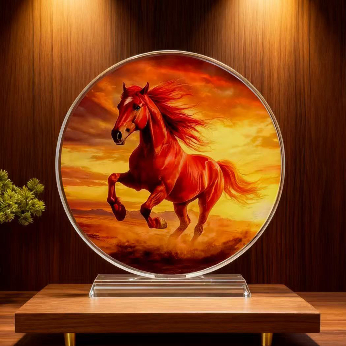 内雕水晶马摆件马到成功招财客厅酒柜装饰办公室摆台开业乔迁礼物,淘宝优惠券,粉丝福利购,淘宝优惠卷