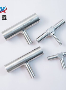 气体管路316L不锈钢全自动焊接EP级等径三通异径三通直角弯头