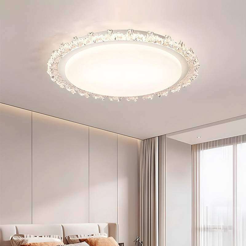 卧室灯主卧2025新款全光谱护眼吸顶灯房间水晶轻奢高级感吸顶灯,淘宝优惠券,粉丝福利购,淘宝优惠卷