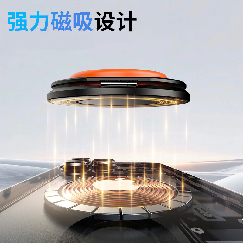 Jingflash magnetic mobile phone holder magsafe zinc alloy portable lazy artifact remote control selfie drama e-book page turning ring desktop mini travel multi-functional photo vlog artifact