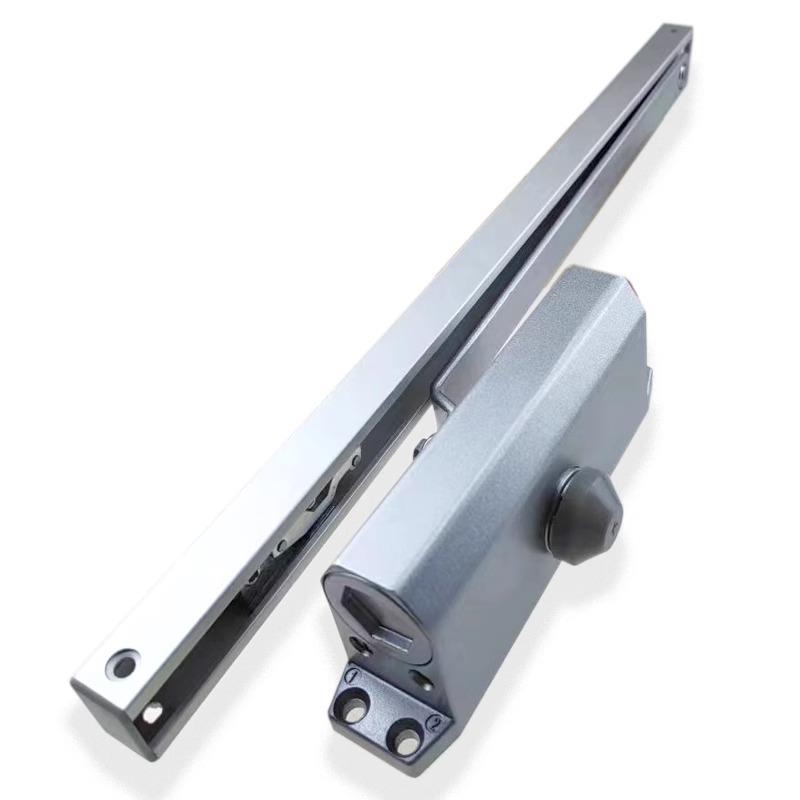 导轨式自动闭门器有框门玻璃门滑槽式滑轨液压缓冲自动定位关门器 - 图3