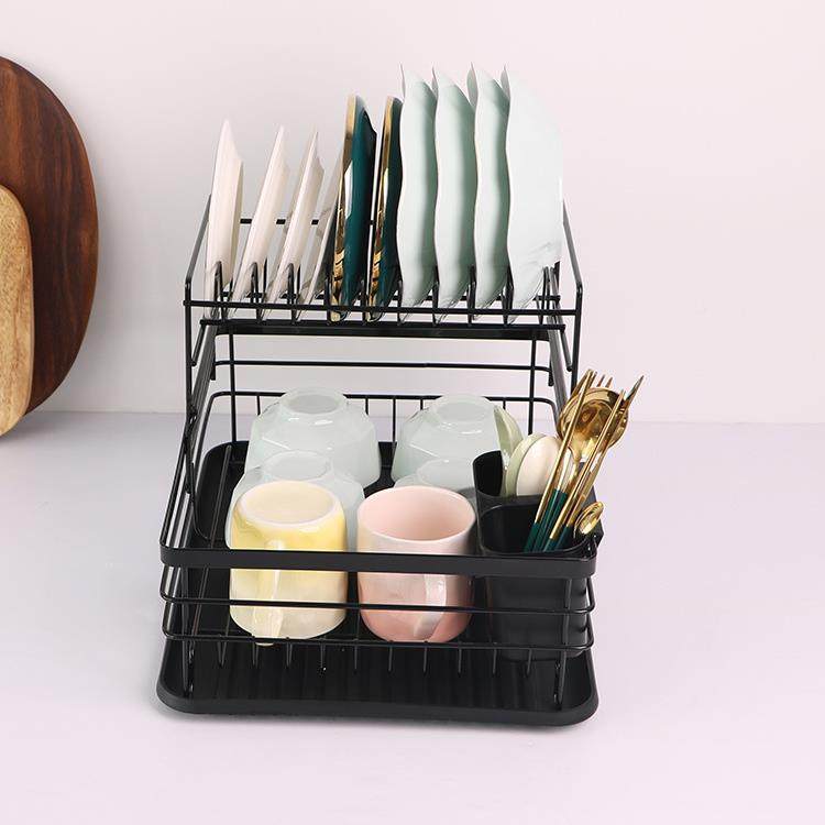 款简厨台面碗筷沥水房架碗碟置物架家用双层易放盘子YDR-001餐具,淘宝优惠券,粉丝福利购,淘宝优惠卷