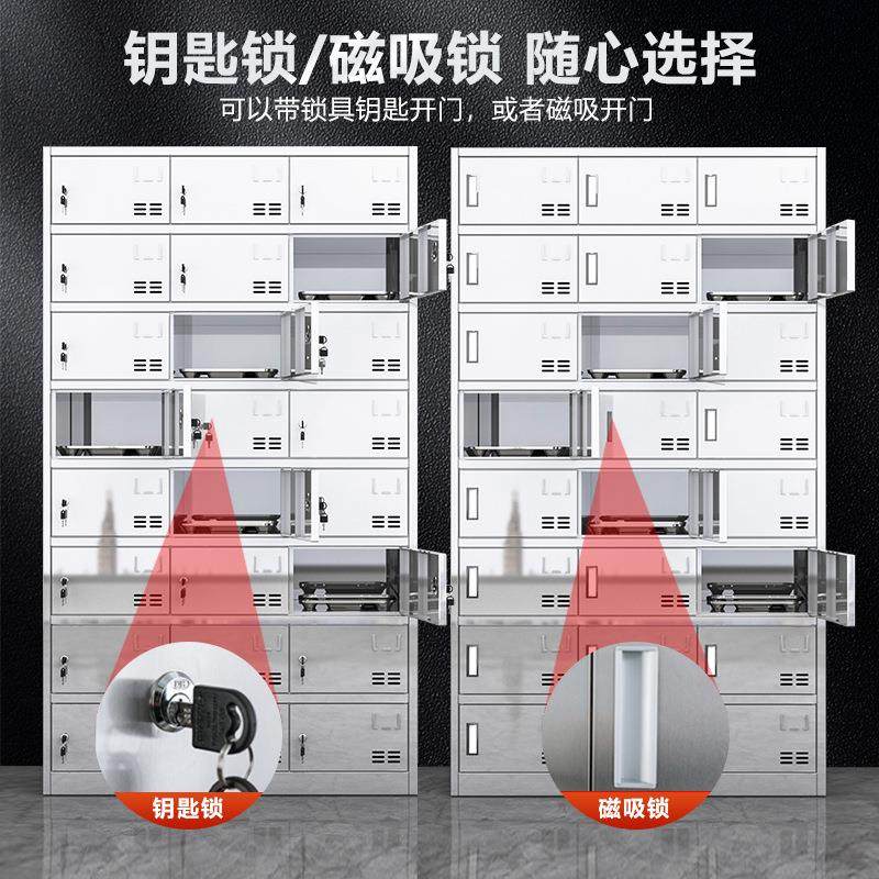 不锈钢员工碗柜食堂餐盘柜饭盒学校职工餐具柜餐厅多门多层储物柜,淘宝优惠券,粉丝福利购,淘宝优惠卷