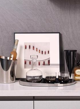 KOMFORTECH北欧轻奢风售楼处样板间厨房高档餐具酒器软装装饰摆件