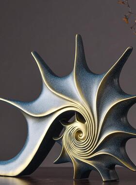 HL-001工艺品摆欧式古海螺现代复创意家居件软玄关酒柜装饰品装摆